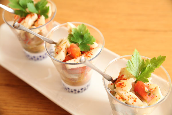 Blanc de seiche en salade