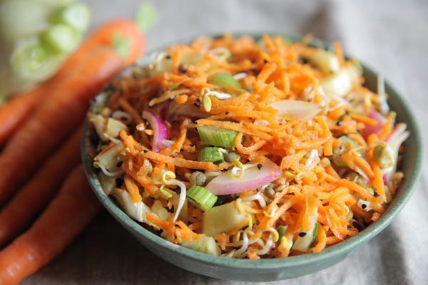 Carottes râpées au fenouil