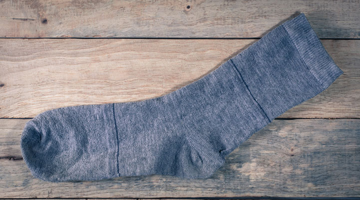 Fabriquer une bouillotte sèche avec une chaussette