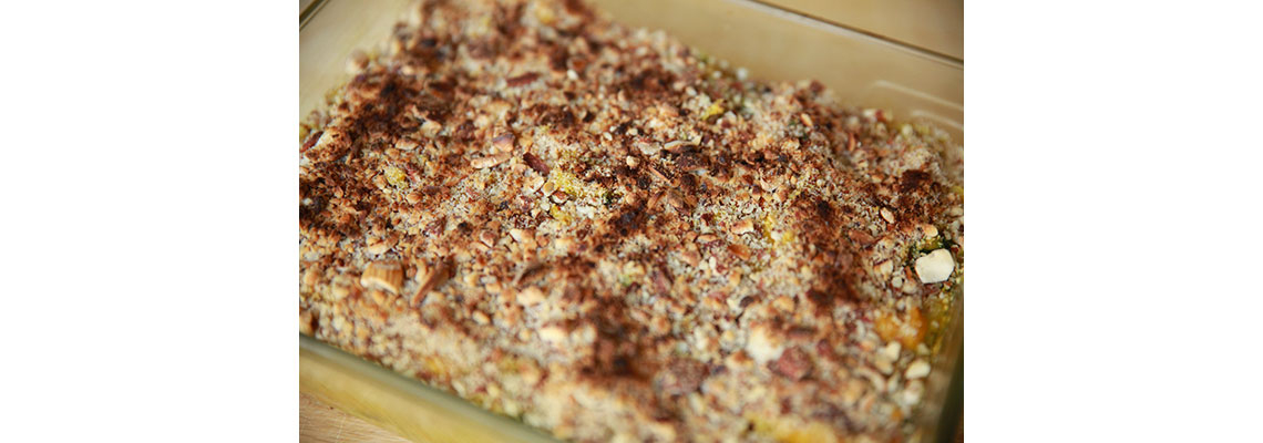 Gratin de bettes au curry